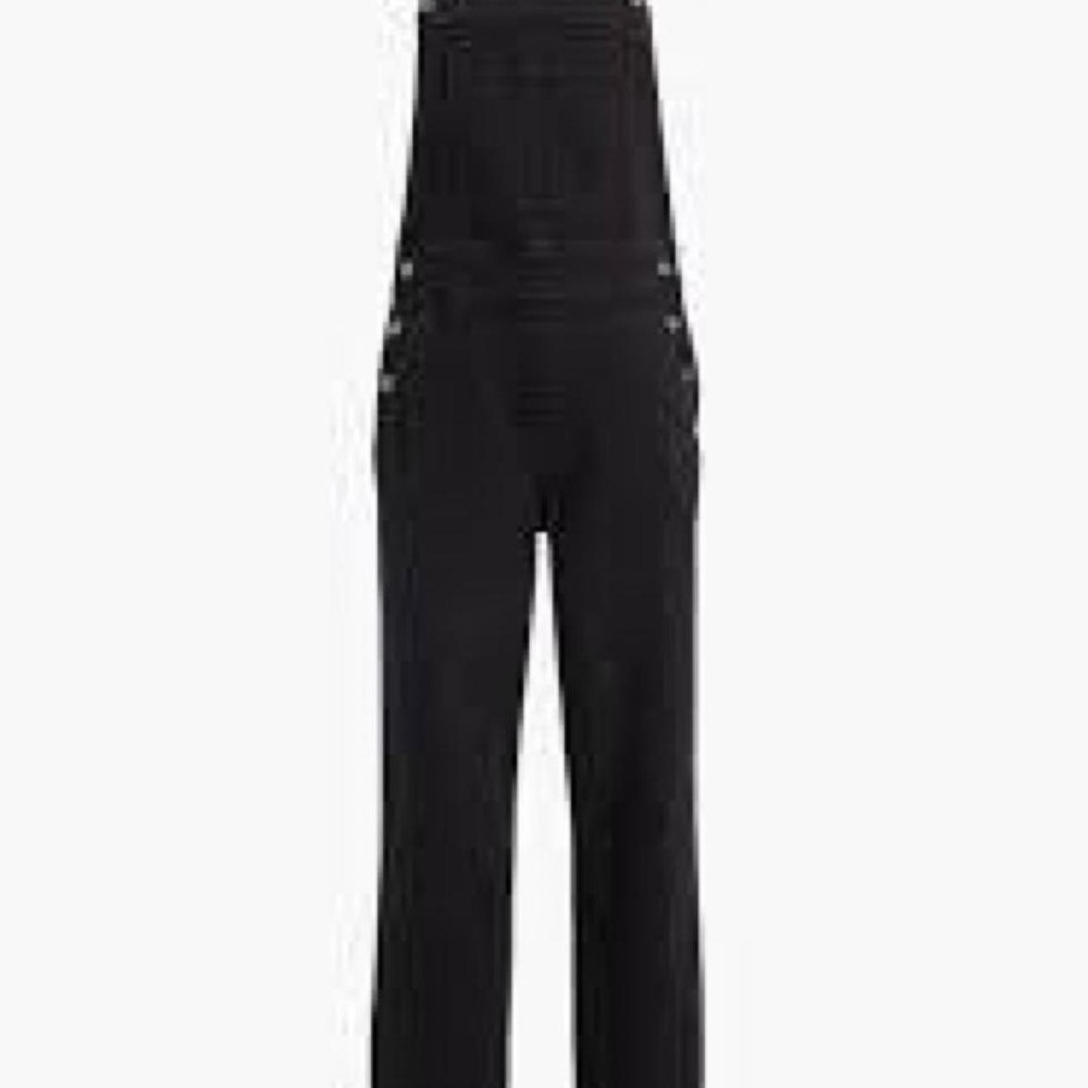 J.Crew black denim overalls in XS